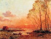 unknow artist Sunset in Briere III oil painting reproduction